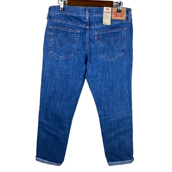 Levi’s Sculpt Boyfriend Jeans Women’s 30 Mid Rise Relaxed Tapered Leg NWT - Picture 4 of 10